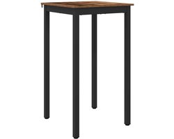 vidaXL - Staande - Bartafel - Bewerkt - hout