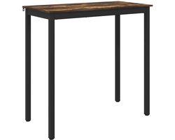vidaXL - Staande - Bartafel - Bewerkt - hout - Rechthoekig