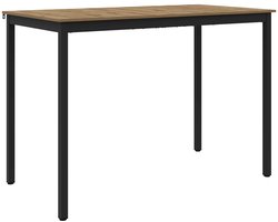 vidaXL - Staande - Bartafel - Bewerkt - hout - Rechthoekig