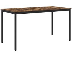 vidaXL - Staande - Bartafel - Bewerkt - hout - Rechthoekig
