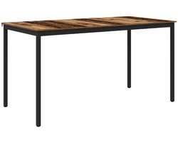 vidaXL - Staande - Bartafel - Bewerkt - hout - Rechthoekig