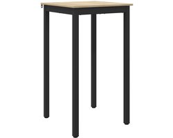 vidaXL - Staande - Bartafel - Bewerkt - hout - Vierkant