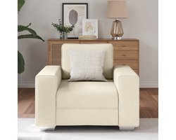 vidaXL - Stoel - in - Linnen - 59 - cm