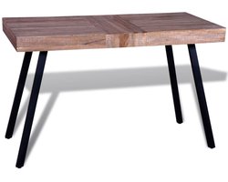 vidaXL - Tafel - gerecycled - teakhout