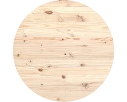 vidaXL - Tafelblad - Ã90x2,5 - cm - massief - grenenhout
