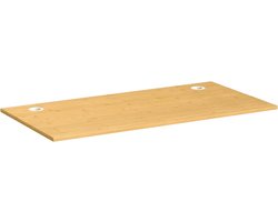 vidaXL Tafelblad - Bamboe - 80x40x1,5 cm Bamboetafelblad - Bureausteen - Laptopstandaard - Homeoffice - Houten Tafelblad