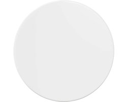 vidaXL - Tafelblad - Hoogglans - wit - 40 - x - 40 - x - 1.5 - cm - Bewerkt - hout