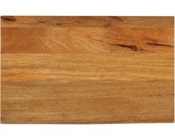 vidaXL - Tafelblad - met - natuurlijke - rand - 60x30x2,5 - cm - massief - mangohout