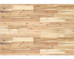 vidaXL - Tafelblad - rechthoekig - 100x70x2 - cm - massief - acaciahout