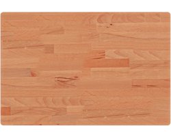 vidaXL - Tafelblad - rechthoekig - 60x40x2,5 - cm - massief - beukenhout