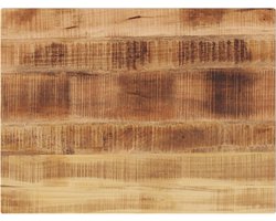 vidaXL - Tafelblad - rechthoekig - 70x60x1,5 - cm - massief - ruw - mangohout