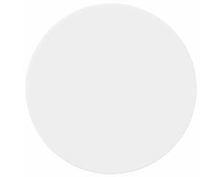 vidaXL - Tafelblad - Wit - 60 - x - 60 - x - 1.5 - cm - Bewerkt - hout