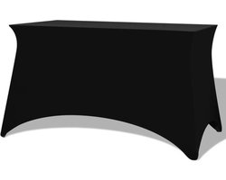 vidaXL - Tafelhoes - stretch - zwart - 243x76x74 - cm - 2 - st