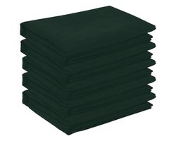 vidaXL - Tafelkleed - 5 - st - Donkergroen - 140 - x - 180 - cm - Rechthoekig