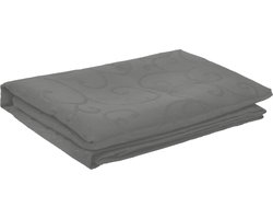 vidaXL - Tafelkleed - Lichtgrijs - 140 - x - 260 - cm - Rechthoekig