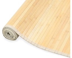 vidaXL - Tapijt - 80x200 - cm - bamboe - natuurlijk