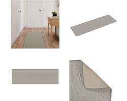 vidaXL Tapijtloper 50x150 cm sisal-look taupe - Tapijtloper - Tapijtlopers - Gangloper - Tapijt Loper
