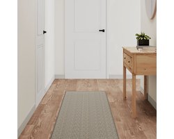 vidaXL Tapijtloper 50x200 cm sisal-look taupe - Tapijtloper - Tapijtlopers - Gangloper - Tapijt Loper