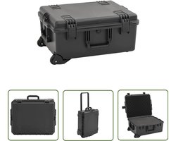 vidaXL Tas - Flightcase - Flightcase draagbaar 62,5x50x28,5 cm PP zwart - Hard Case - Beschermhoes - Reizen