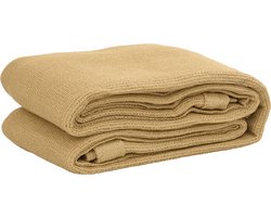 vidaXL - Tenttapijt - 200x300 - cm - HDPE - zandkleurig