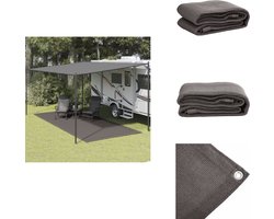 vidaXL Tenttapijt - Tenttapijten - Tent Tapijt - Tent Tapijten - Tentapijt 250x500 cm antraciet