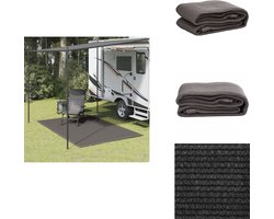 vidaXL Tenttapijt - Tenttapijten - Tent Tapijt - Tent Tapijten - Tenttapijt 200x300 cm antracietkleurig
