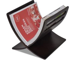 vidaXL - Tijdschriftenrek - vloermodel - hout - bruin