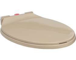 vidaXL - Toiletbril - soft-close - en - quick-release - ovaal - beige