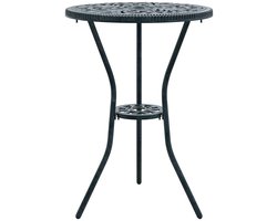 vidaXL - Tuin - Bistro - Set - 3 - st - Groen - Aluminium