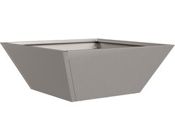 vidaXL - Tuin - Kom - Plantbak - 40x40x15 - cm - Weerbestendig - Staal