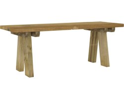 vidaXL - Tuinbank - 110 - cm - geïmpregneerd - massief - grenenhout