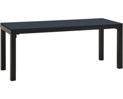 vidaXL - Tuinbank - 110 - cm - staal - en - HKC - zwart