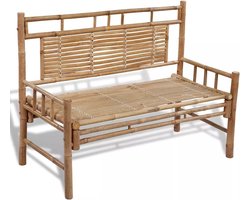 vidaXL - Tuinbank - 120 - cm - bamboe