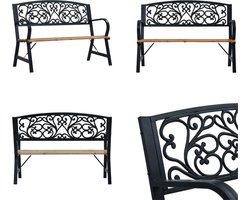 vidaXL - Tuinbank - 120 - cm - hout