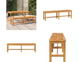 vidaXL - Tuinbank - 150 - cm - massief - acaciahout