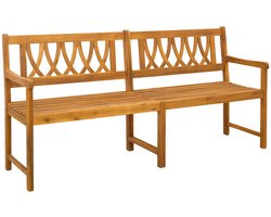 vidaXL - Tuinbank - Naturel - 180 - x - 55,5 - x - 90 - cm - Massief - Acacia - Hout