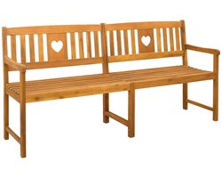 vidaXL - Tuinbank - Naturel - 180 - x - 55,5 - x - 90 - cm - Massief - Acacia - Hout