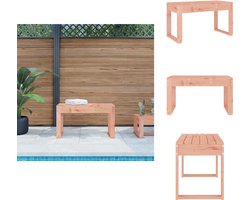 vidaXL Tuinbank - Tuinbanken - Tuinmeubel - Parkbank - Tuinbank 80x38x45 cm massief douglashout