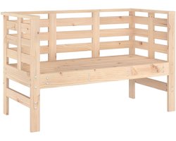 vidaXL - Tuinbankje - 111,5x53x71 - cm - massief - grenenhout
