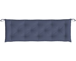 vidaXL - Tuinbankkussen - 150x50x7 - cm - oxford - stof - marineblauw