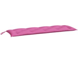 vidaXL - Tuinbankkussen - 150x50x7 - cm - oxford - stof - roze