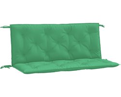 vidaXL - Tuinbankkussens - 2 - st - 120x50x7 - cm - oxford - stof - groen