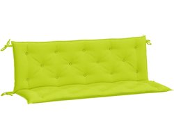 vidaXL - Tuinbankkussens - 2 - st - 150x50x7 - cm - oxford - stof - heldergroen