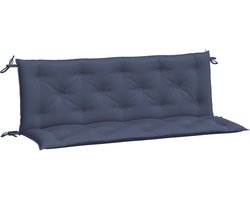 vidaXL - Tuinbankkussens - 2 - st - 150x50x7 - cm - oxford - stof - marineblauw