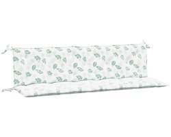 vidaXL - Tuinbankkussens - 2 - st - oxford - stof - bladpatroon