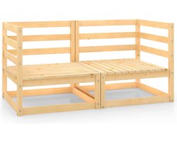 vidaXL - Tuinhoekbanken - 2 - st - massief - grenenhout