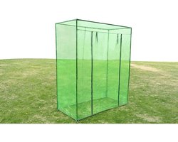 vidaXL - Tuinkas - stalen - frame - PVC