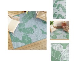 vidaXL Tuinkleed - Tuinkleden - Terraskleed - Buitenkleed - Buitenkleed ARAKIL 160x230 cm PP groen