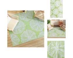 vidaXL Tuinkleed - Tuinkleden - Terraskleed - Buitenkleed - Buitenkleed ARAKIL 160x230 cm PP groen