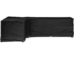 vidaXL Tuinmeubelhoezen L-vormig 220x285x80 cm Tuinmeubelhoes - Rattan Set - Buitenmeubelen - Tuindecoratie - Hoos Voor Tuinmeubelen